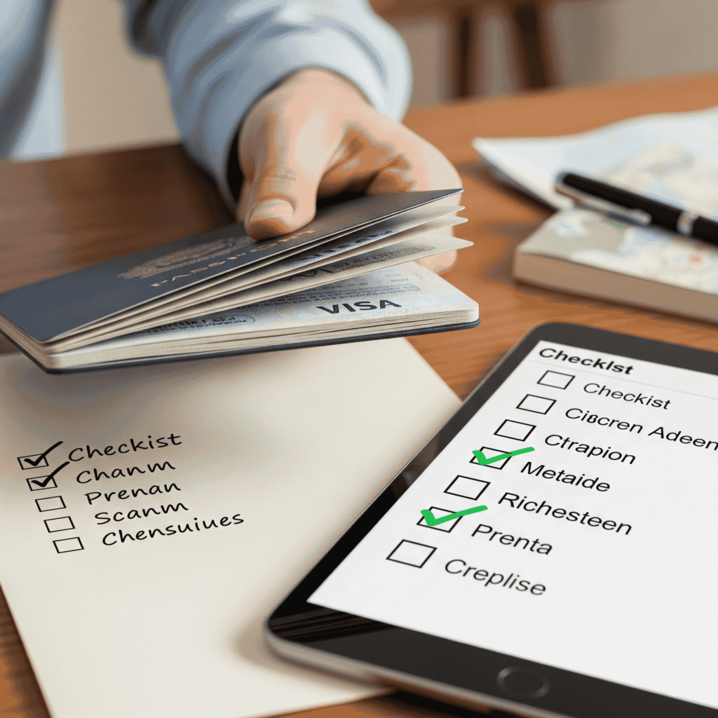 Checklist of documents required to check UAE visa status