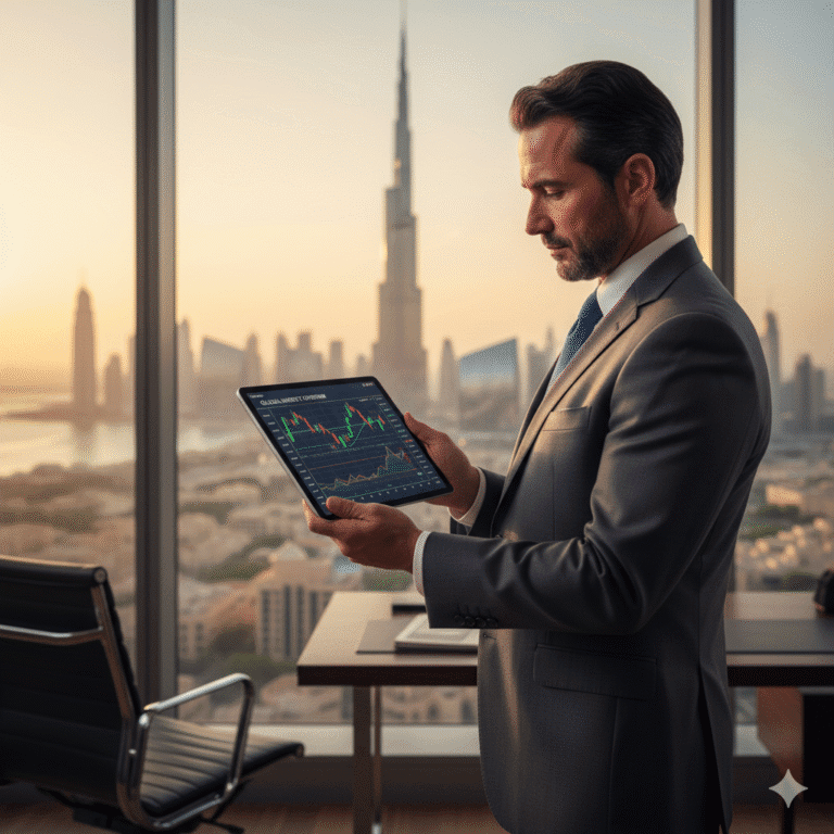 Startup founder in Dubai setting up a new company with guidance from 360Biz business setup consultants.