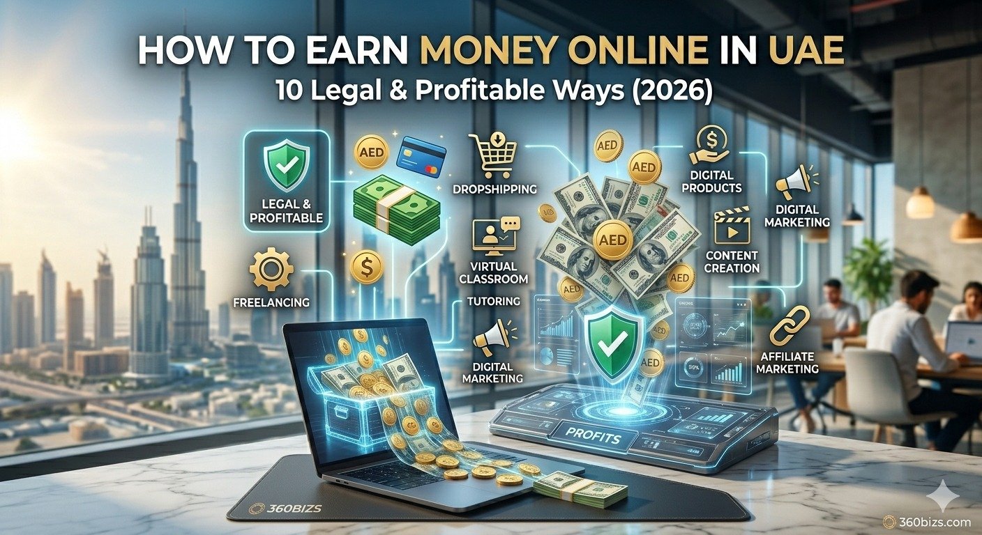How to Earn Money Online in UAE 10 Legal & Profitable Ways in 2026
