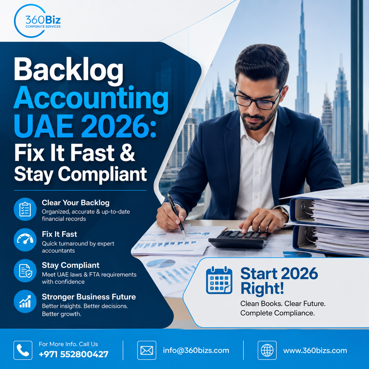Backlog Accounting UAE 2026 Fix It Fast & Stay Compliant