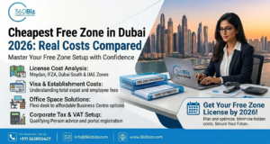 Cheapest Free Zone in Dubai Real Cost Breakdown