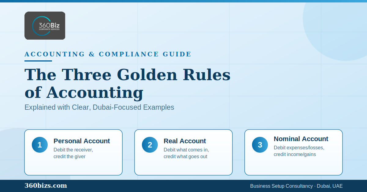 Three Golden Rules of Accounting Explained